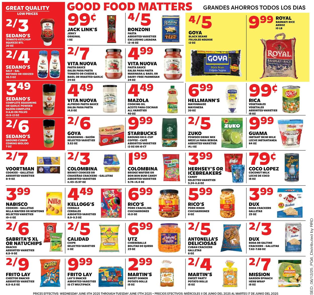 Catalogue Sedano's from 06/11/2025