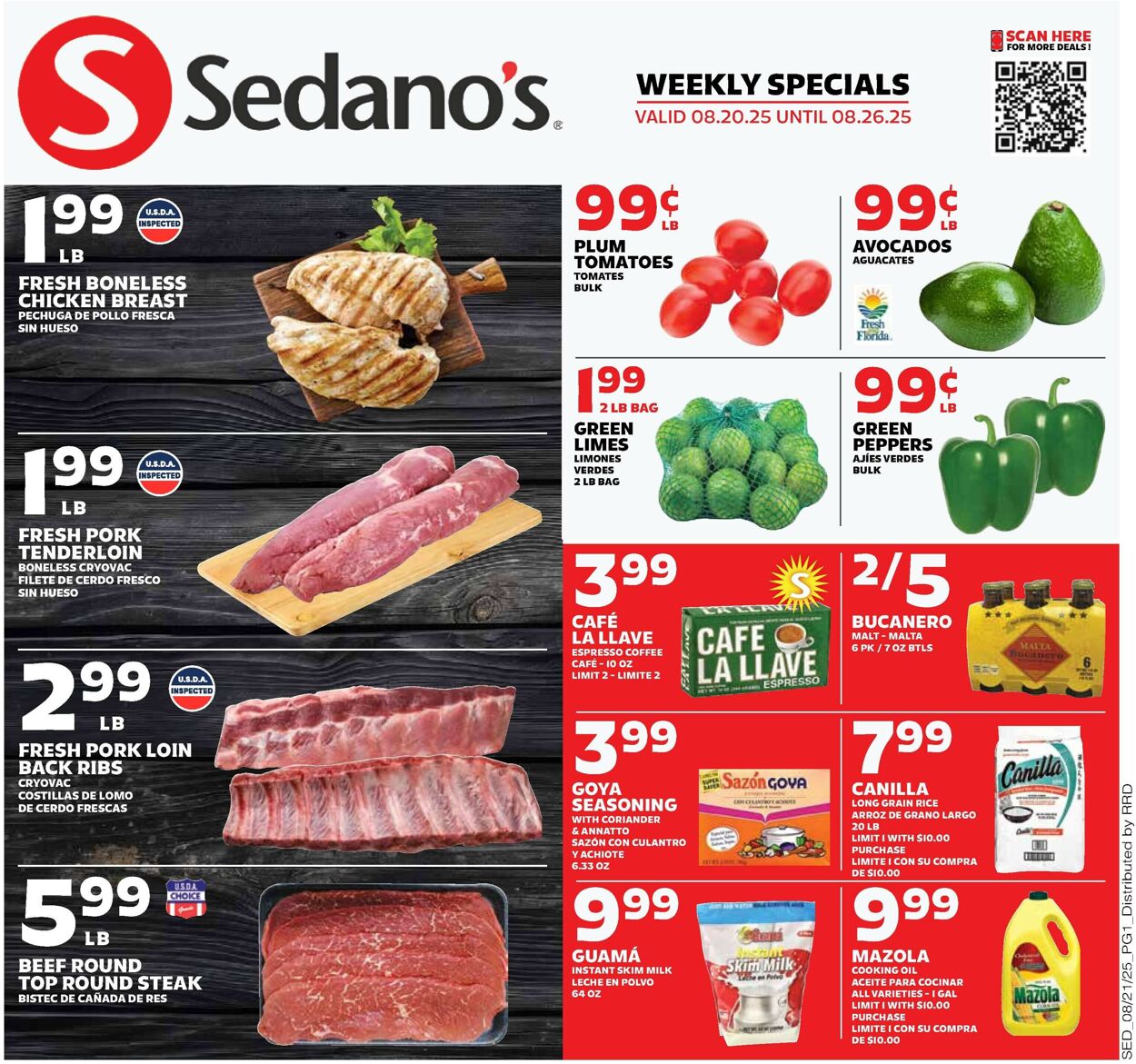 Catalogue Sedano's from 08/20/2025