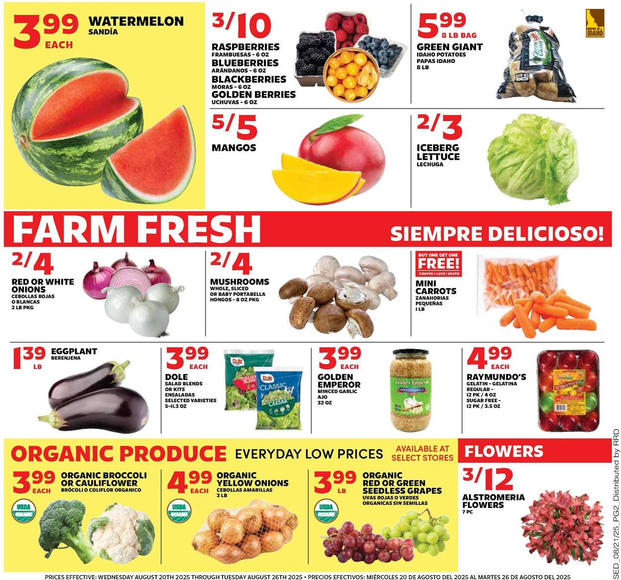 Catalogue Sedano's from 08/20/2025