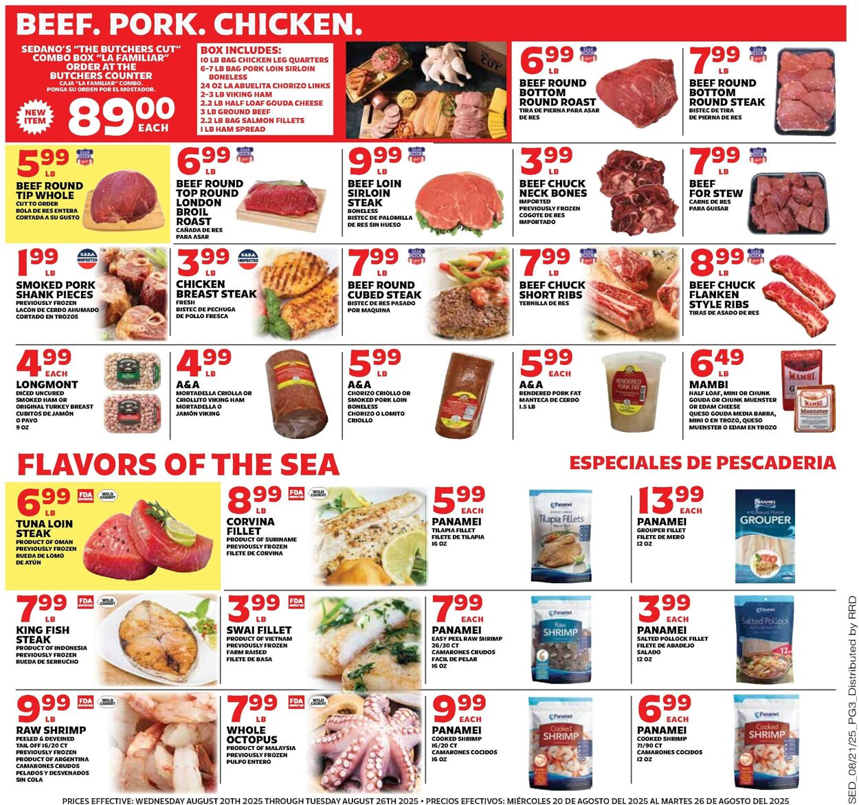 Catalogue Sedano's from 08/20/2025