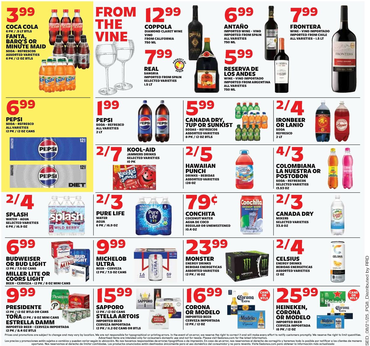 Catalogue Sedano's from 08/20/2025