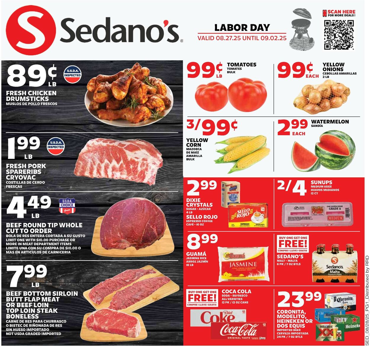 Catalogue Sedano's from 08/27/2025