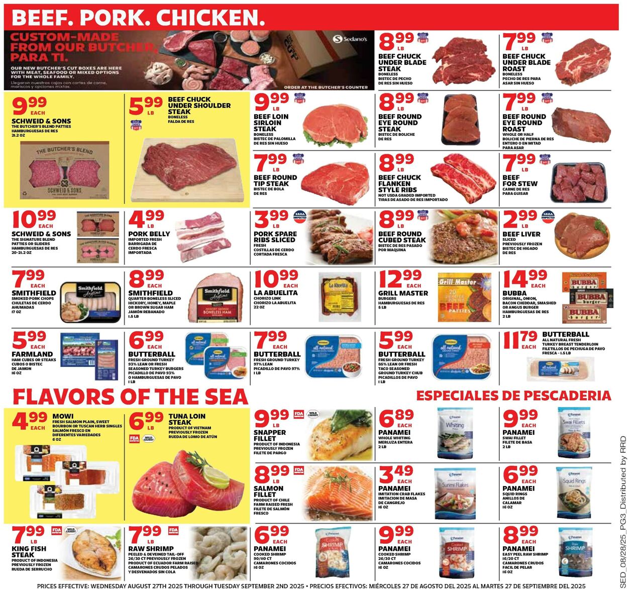 Catalogue Sedano's from 08/27/2025