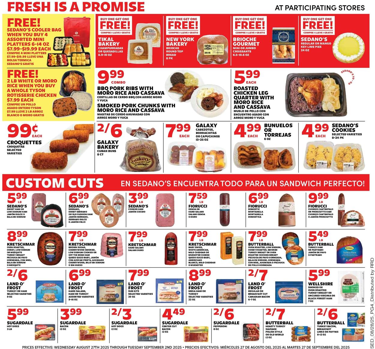 Catalogue Sedano's from 08/27/2025