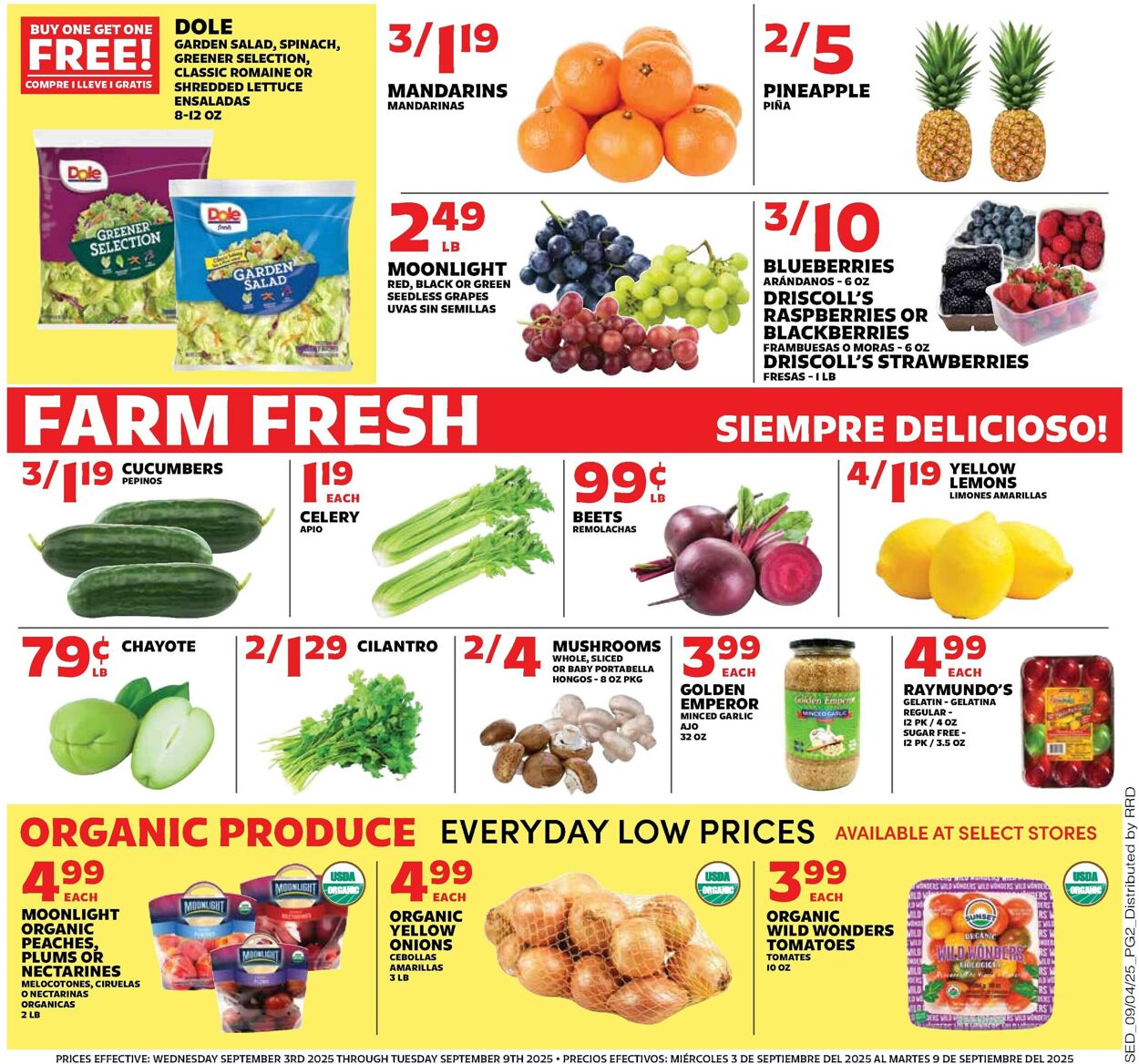 Catalogue Sedano's from 09/03/2025
