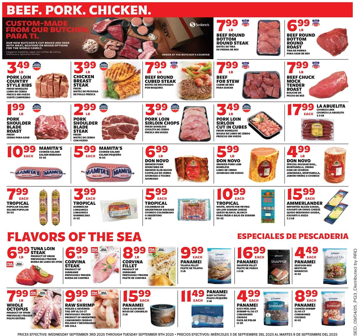 Catalogue Sedano's from 09/03/2025