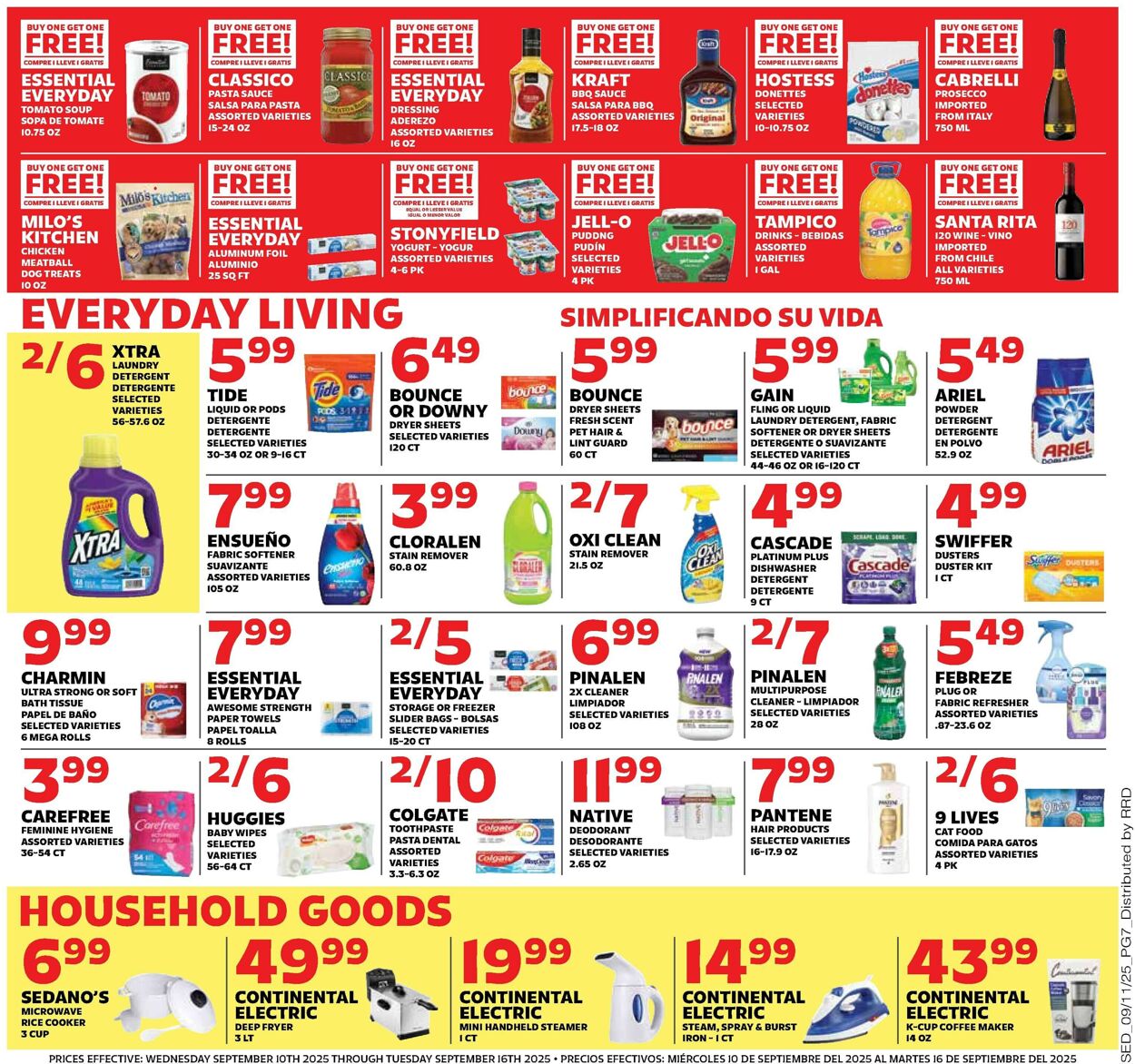 Catalogue Sedano's from 09/10/2025