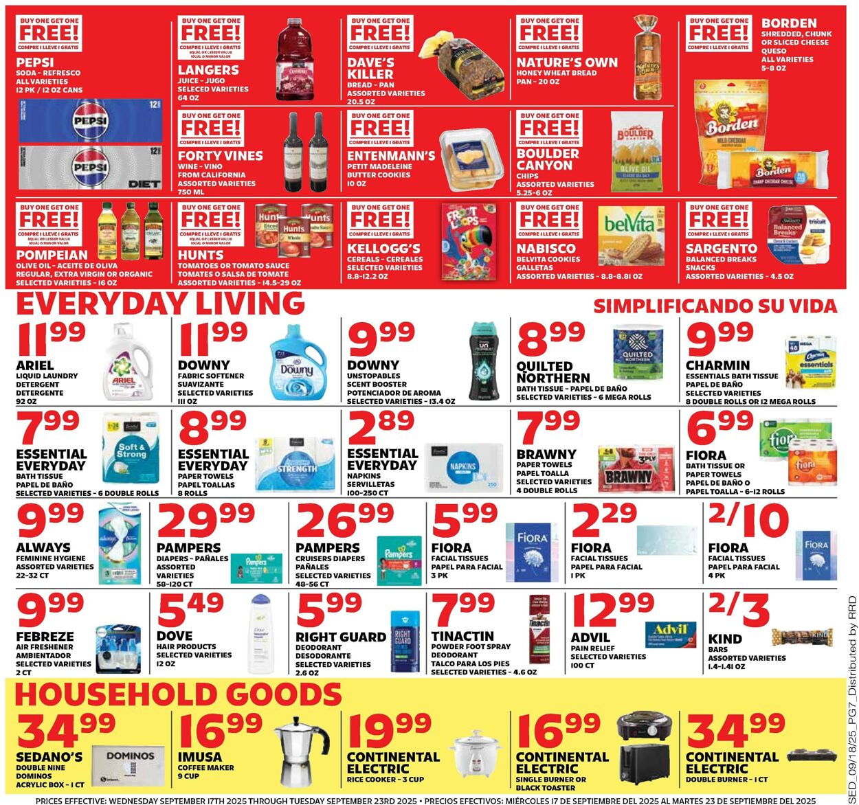 Catalogue Sedano's from 09/17/2025