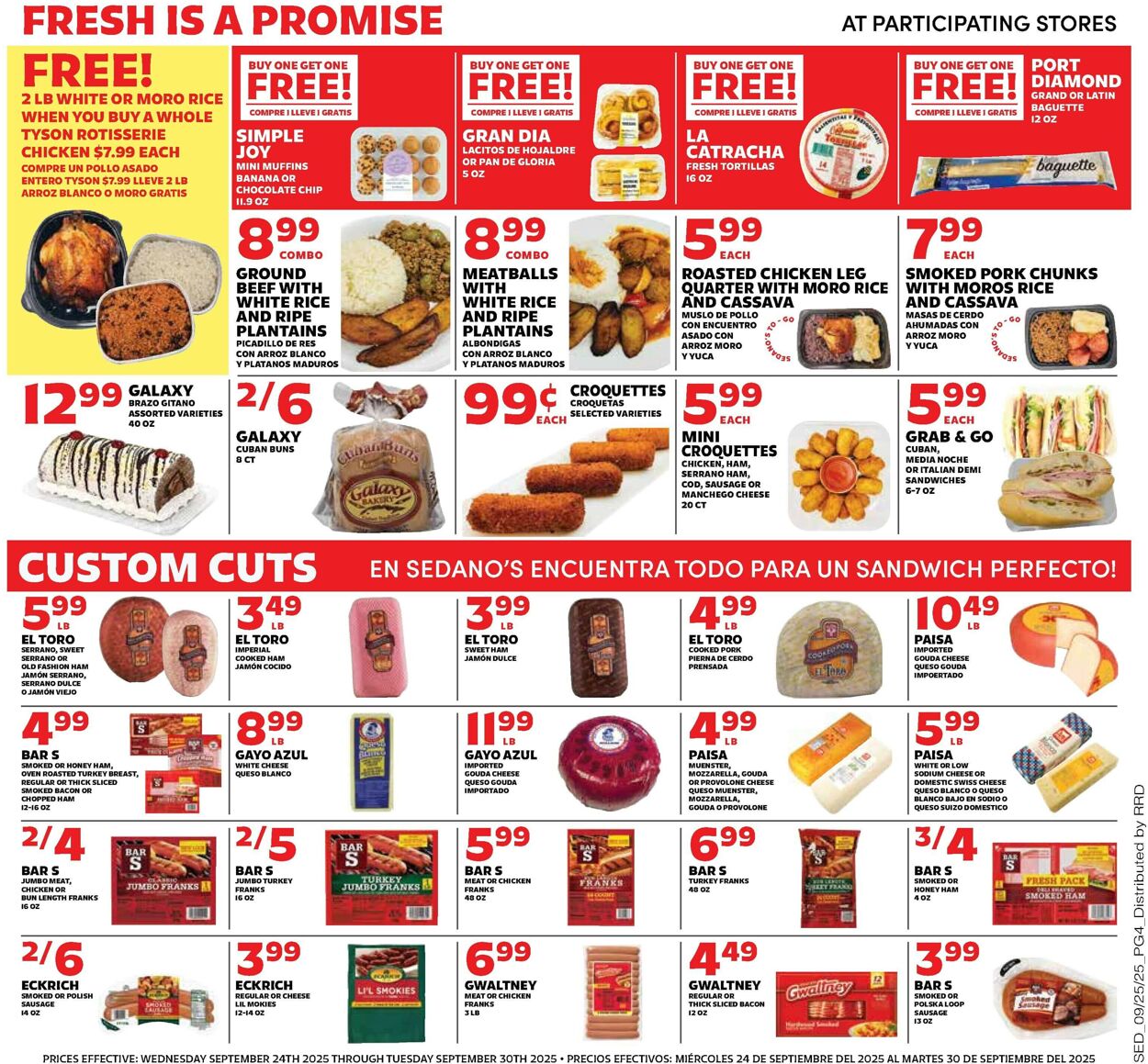 Catalogue Sedano's from 09/24/2025