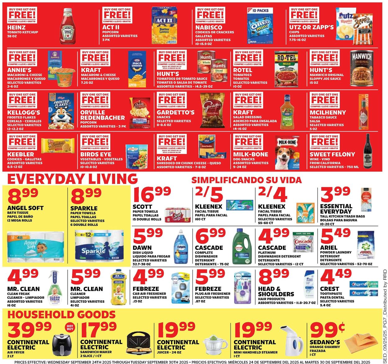 Catalogue Sedano's from 09/24/2025