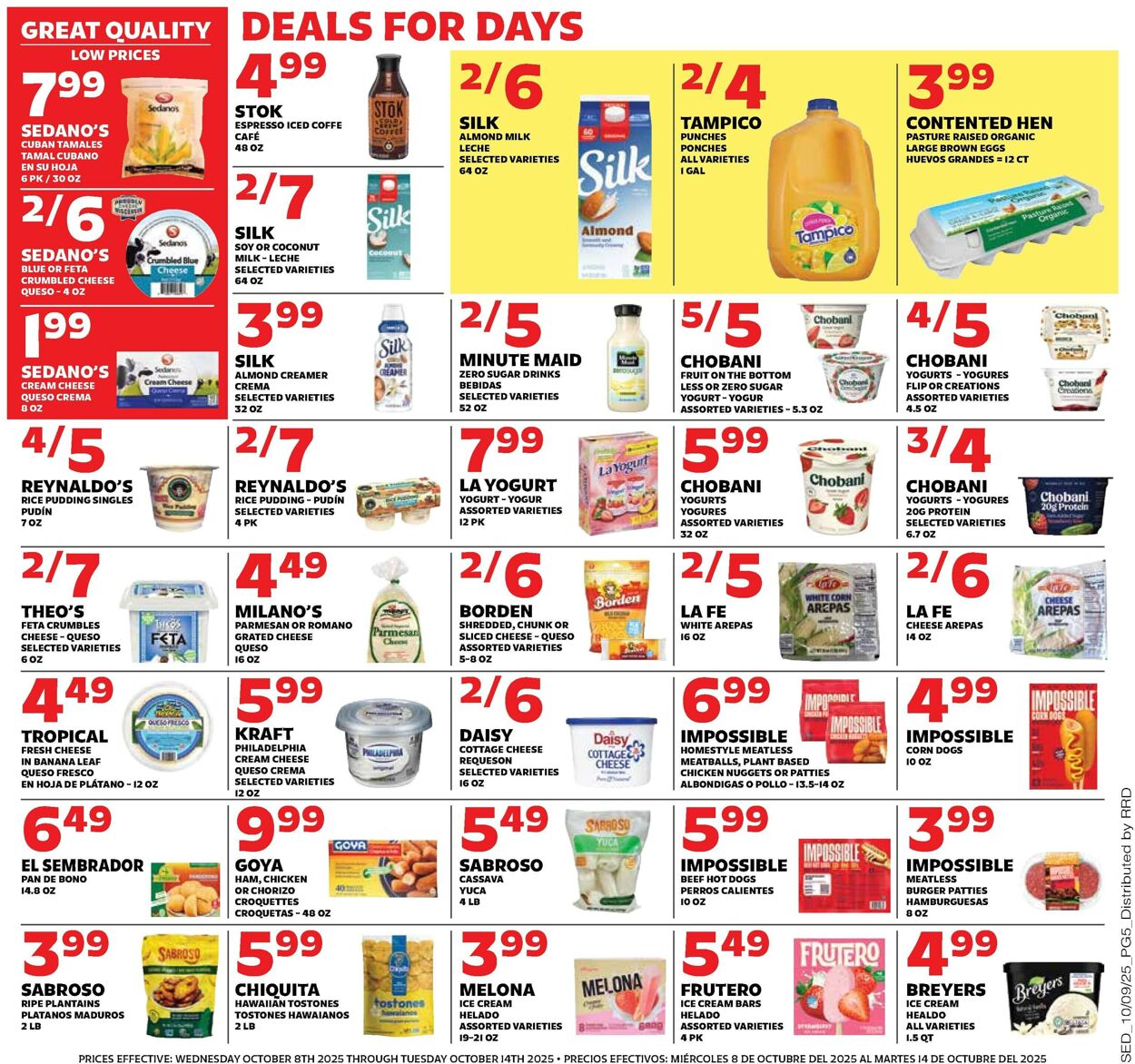 Catalogue Sedano's from 10/08/2025