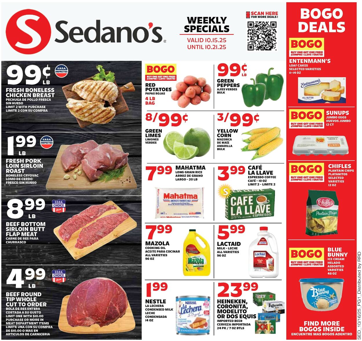 Catalogue Sedano's from 10/15/2025