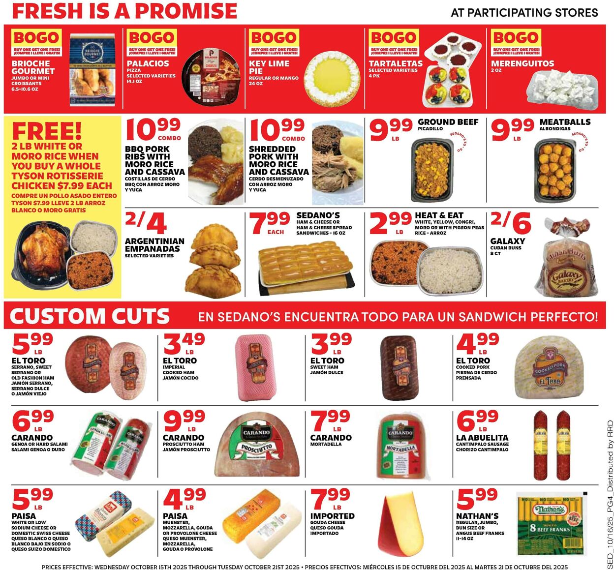 Catalogue Sedano's from 10/15/2025