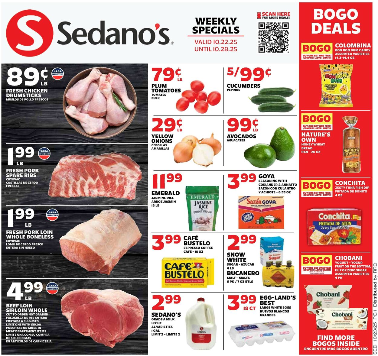 Catalogue Sedano's from 10/22/2025