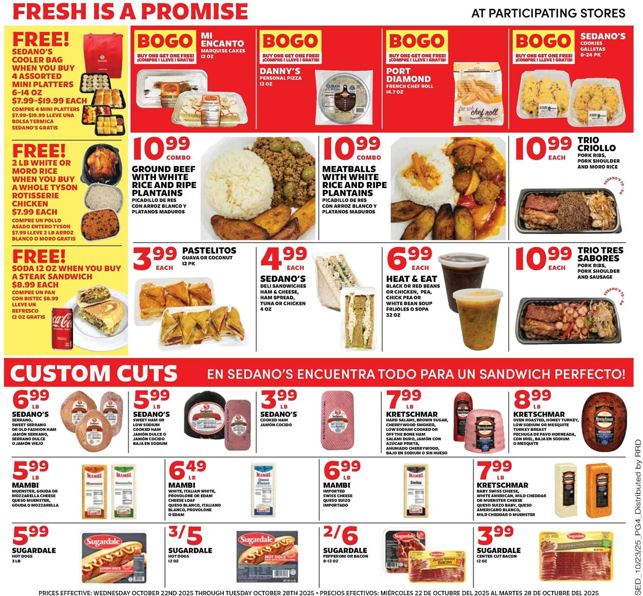 Catalogue Sedano's from 10/22/2025