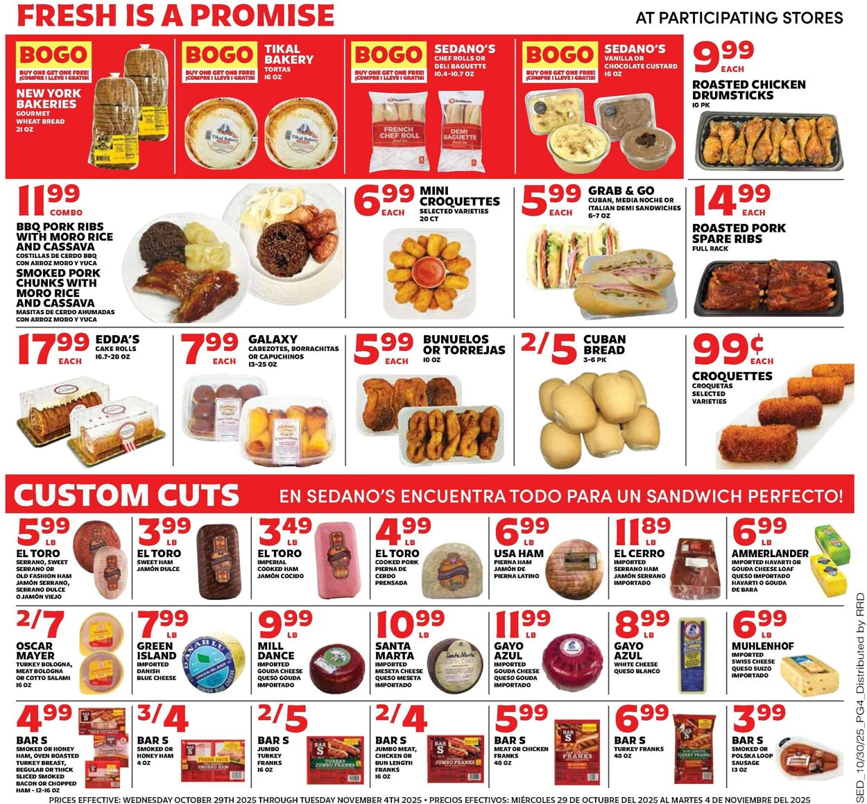 Catalogue Sedano's from 10/29/2025