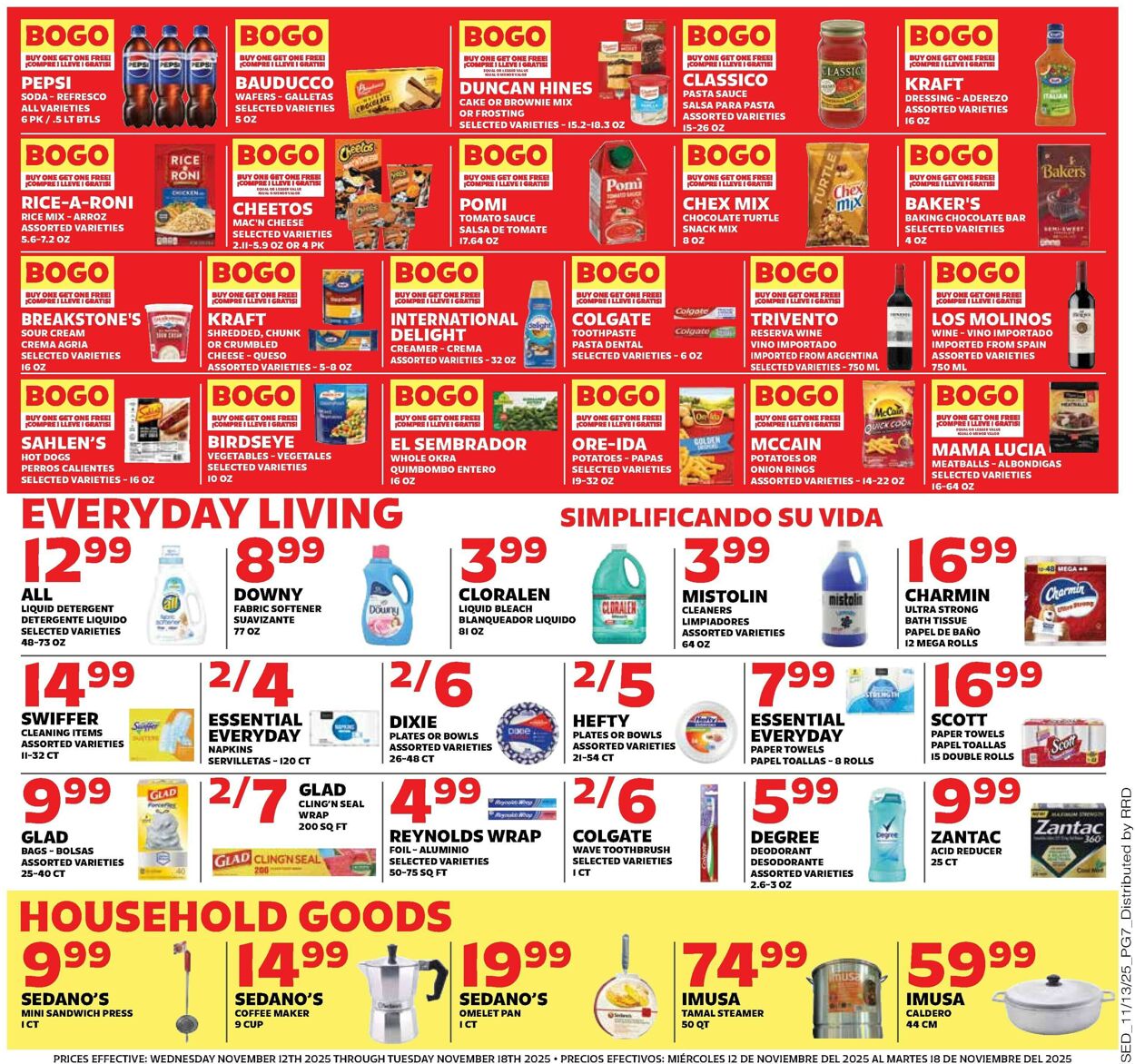 Catalogue Sedano's from 11/12/2025