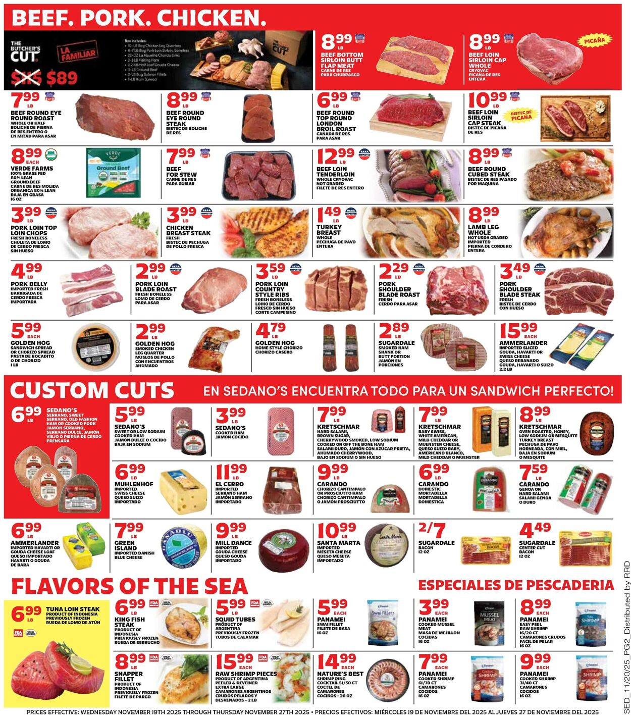 Catalogue Sedano's from 11/19/2025