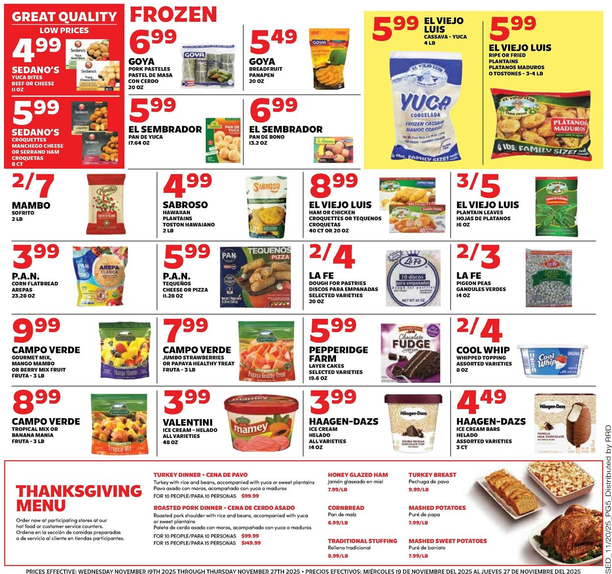 Catalogue Sedano's from 11/19/2025