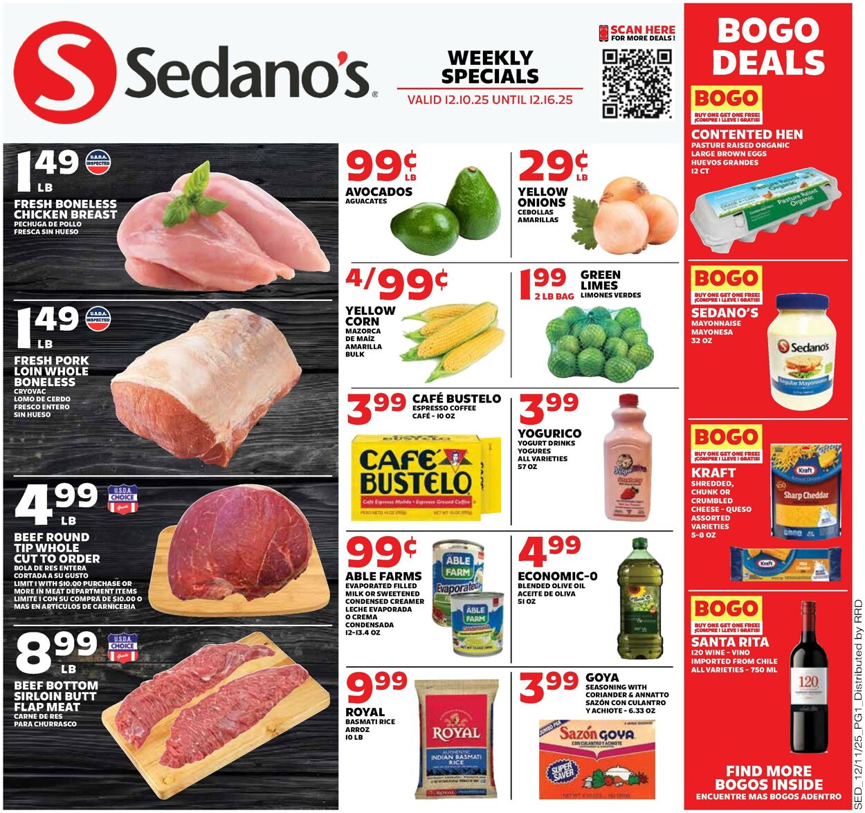 Catalogue Sedano's from 12/10/2025