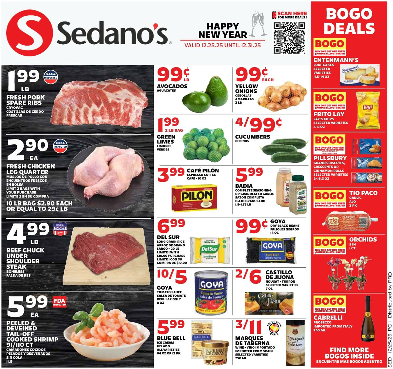 Catalogue Sedano's from 12/25/2025