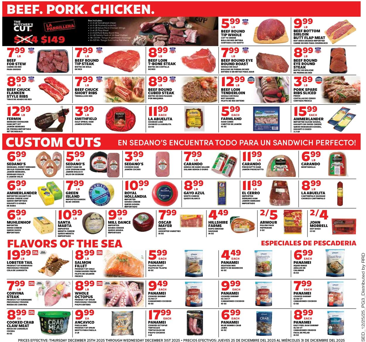Catalogue Sedano's from 12/25/2025