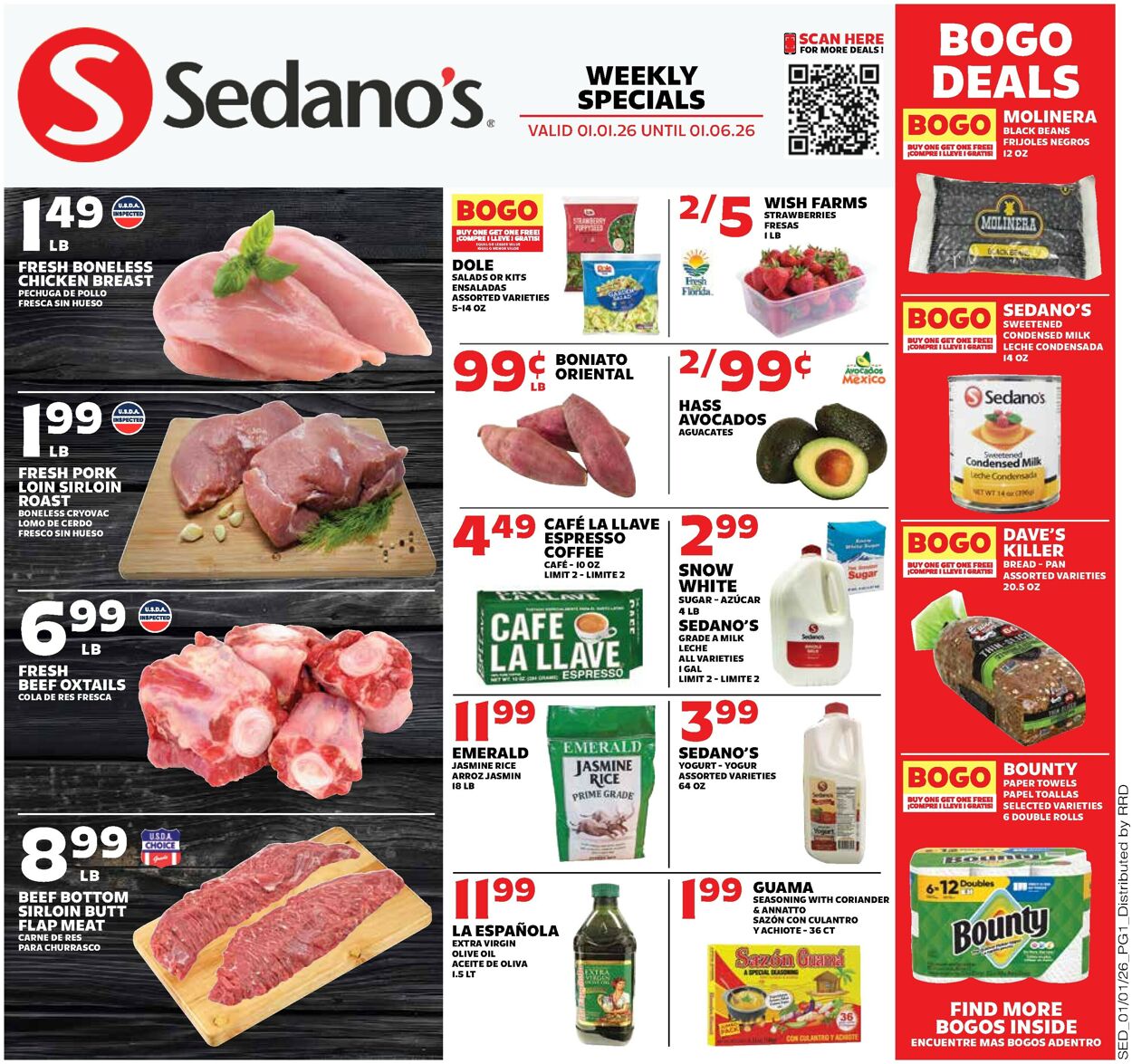 Catalogue Sedano's from 01/01/2026
