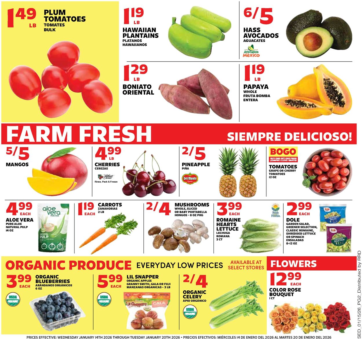 Catalogue Sedano's from 01/14/2026