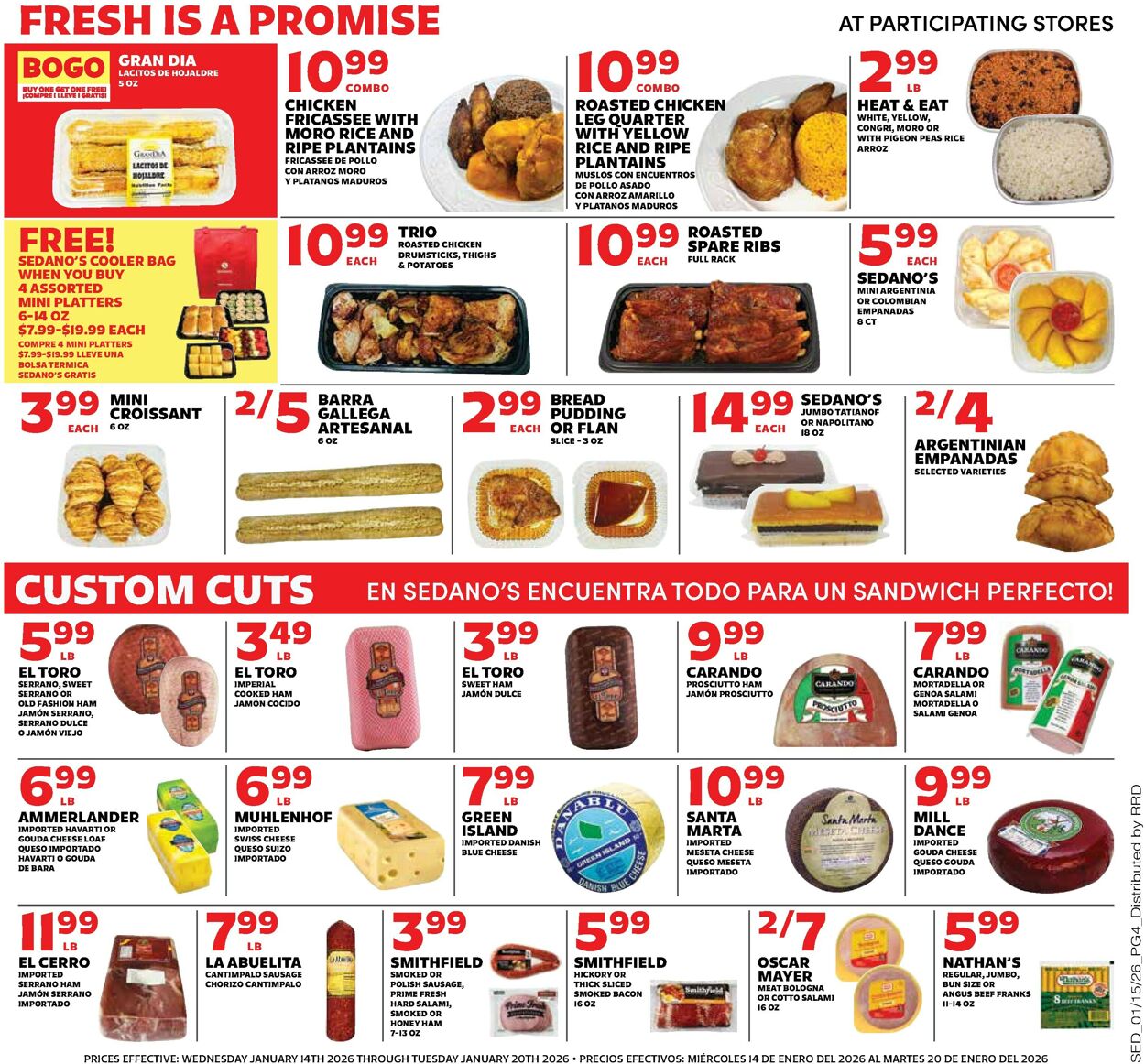 Catalogue Sedano's from 01/14/2026