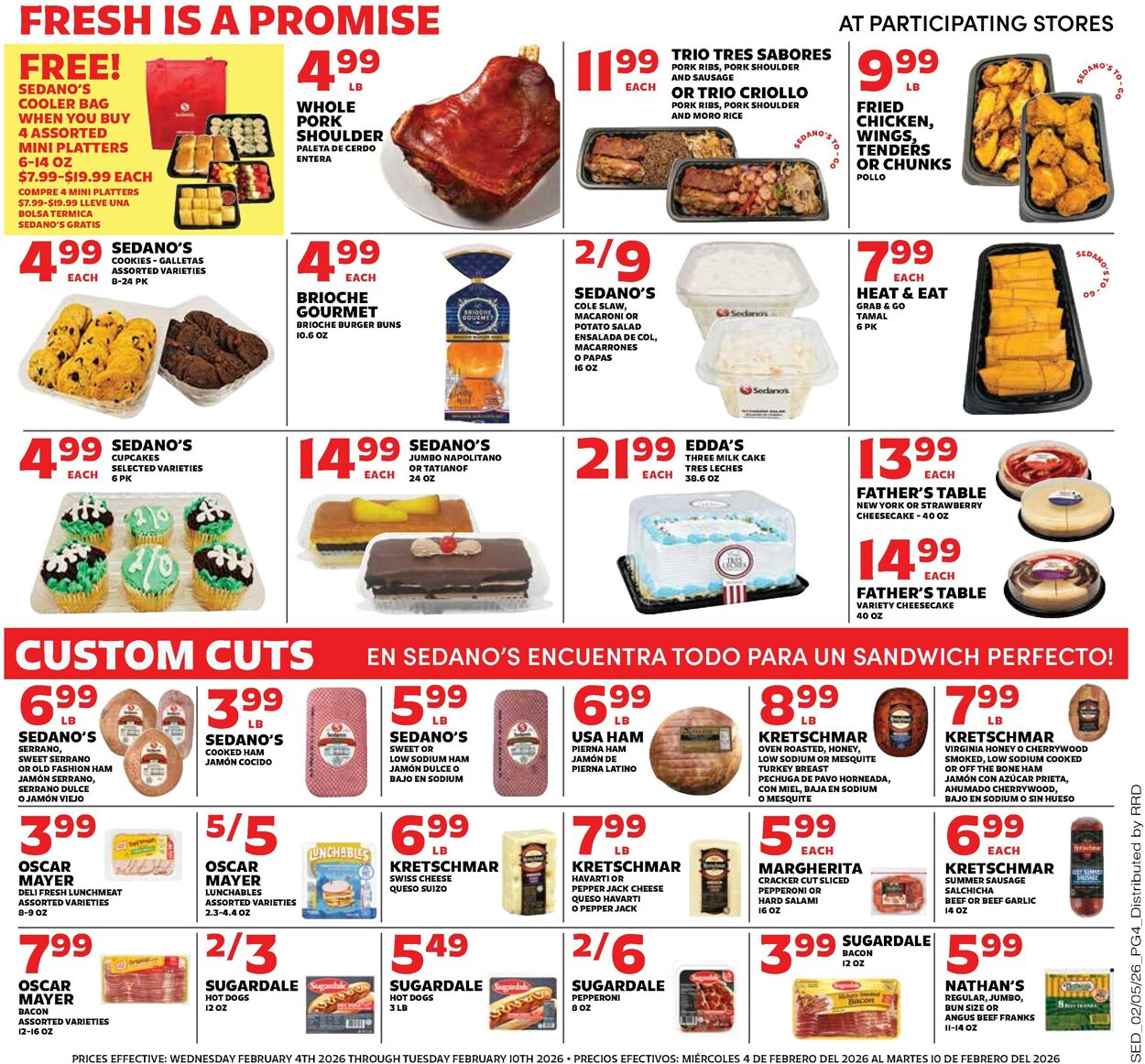Catalogue Sedano's from 02/04/2026