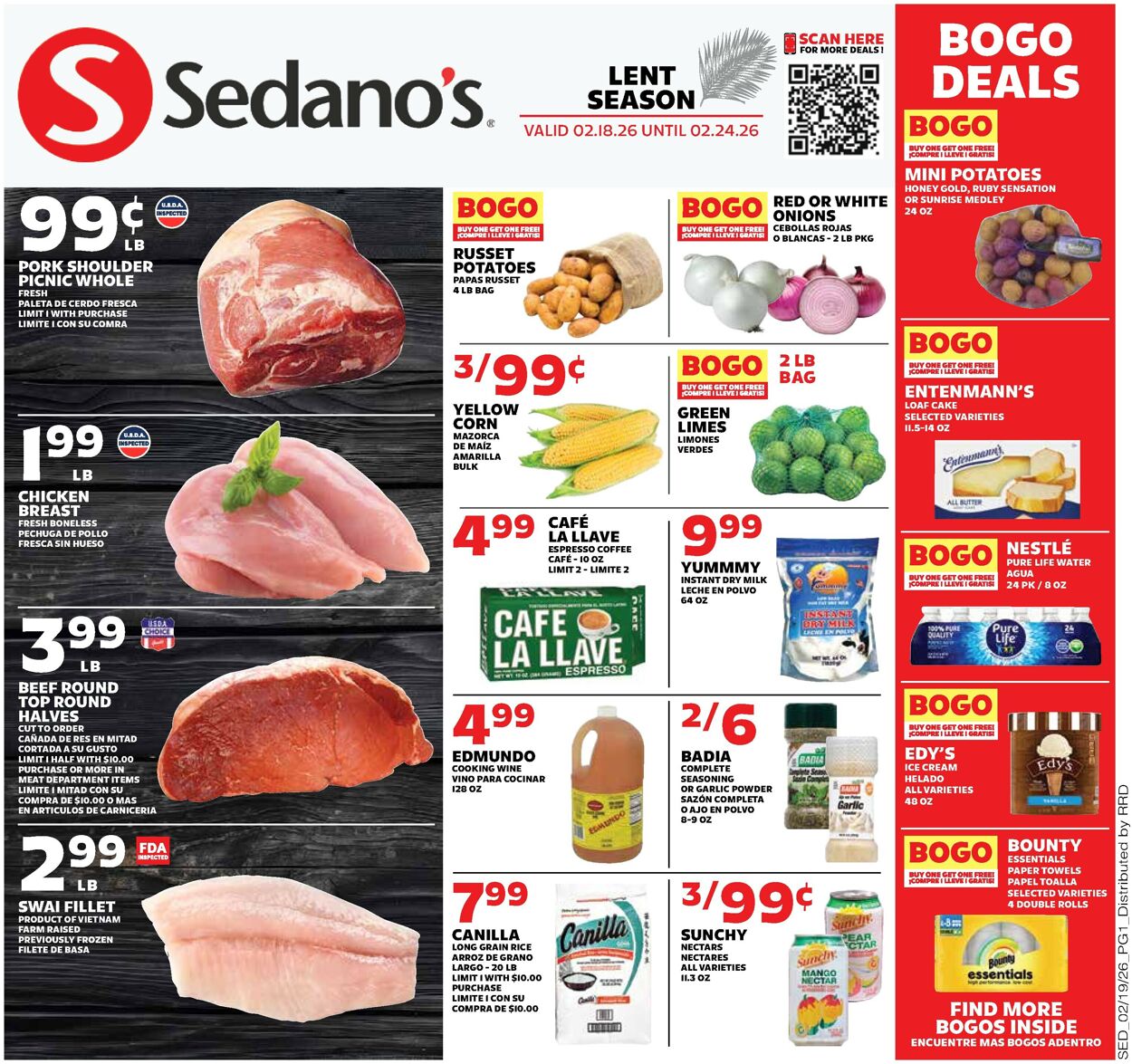 Catalogue Sedano's from 02/18/2026