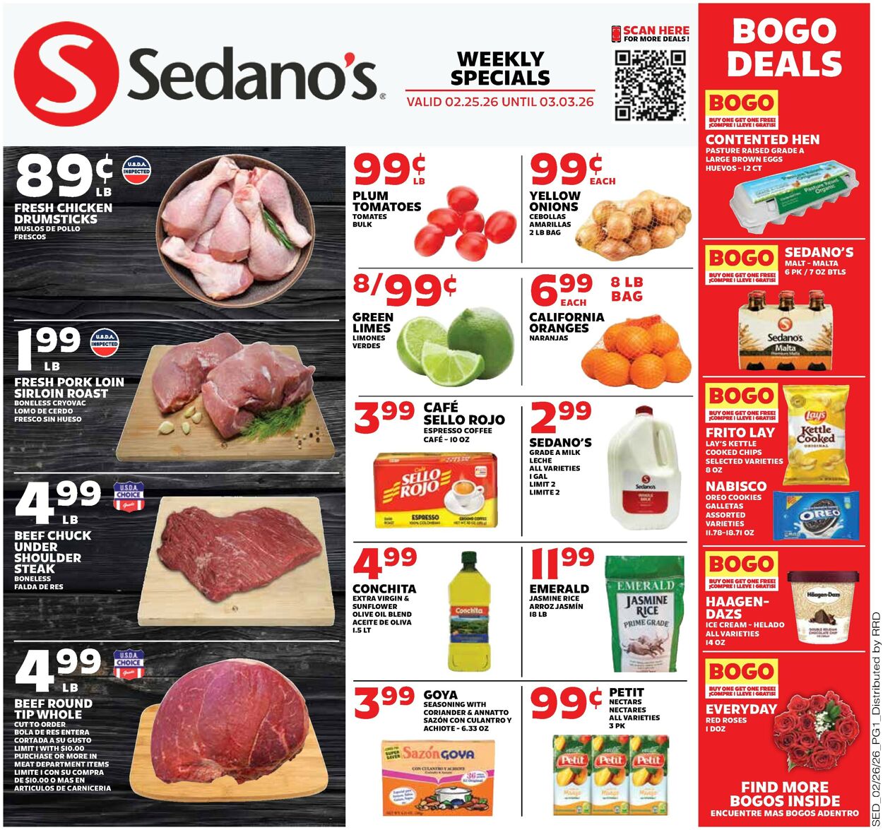 Catalogue Sedano's from 02/25/2026