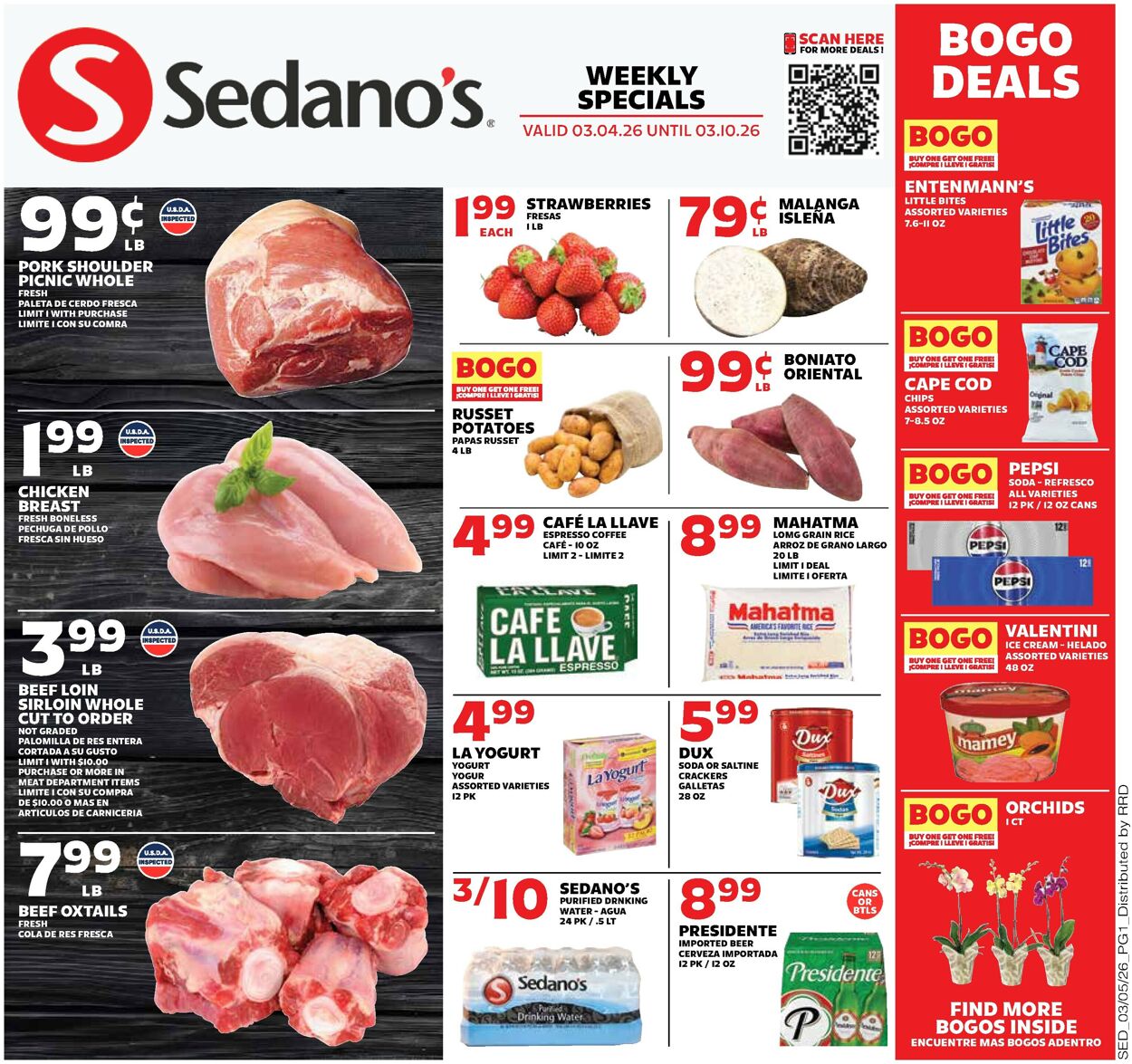 Catalogue Sedano's from 03/04/2026