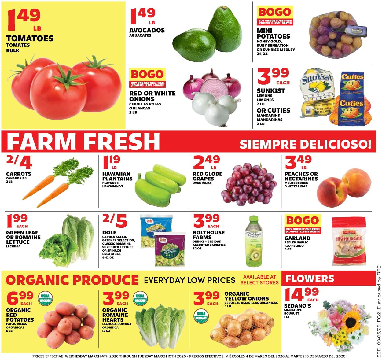 Catalogue Sedano's from 03/04/2026