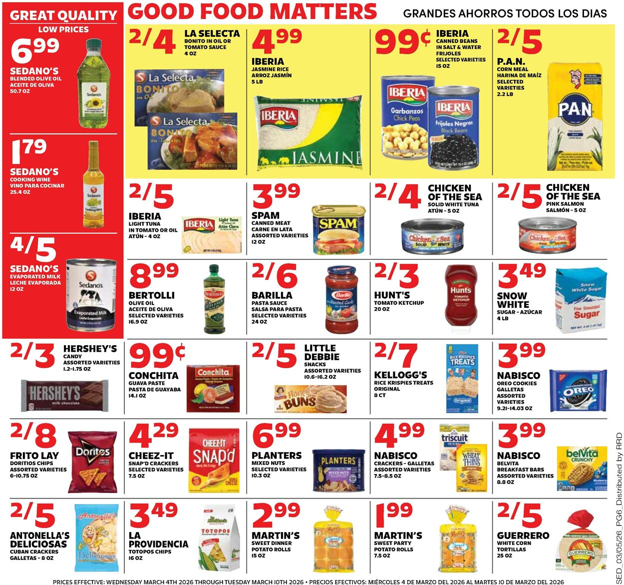 Catalogue Sedano's from 03/04/2026