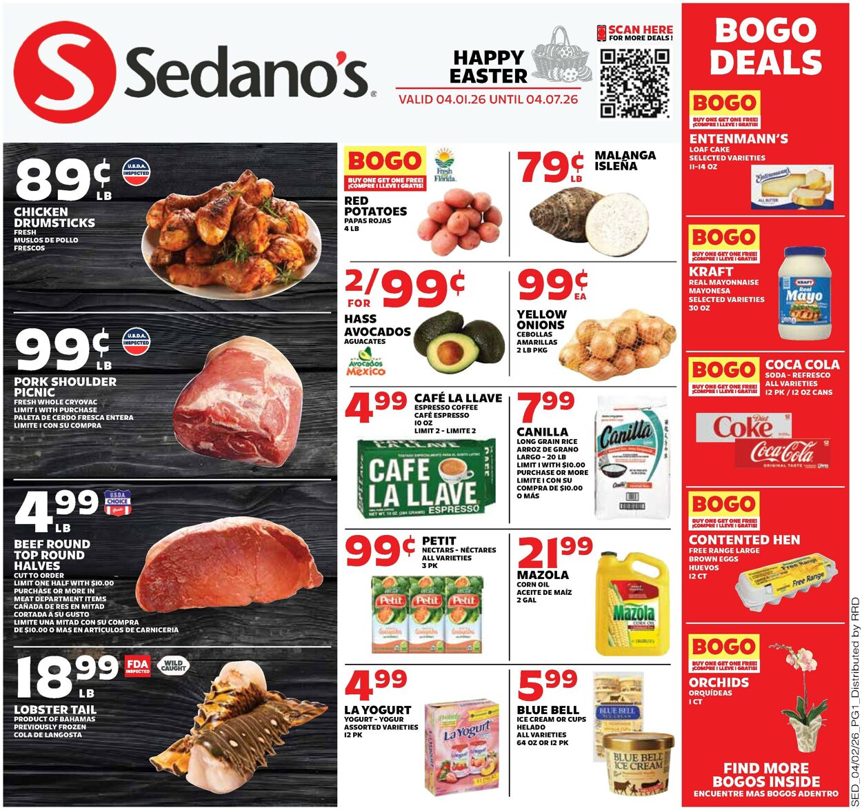 Catalogue Sedano's from 04/01/2026