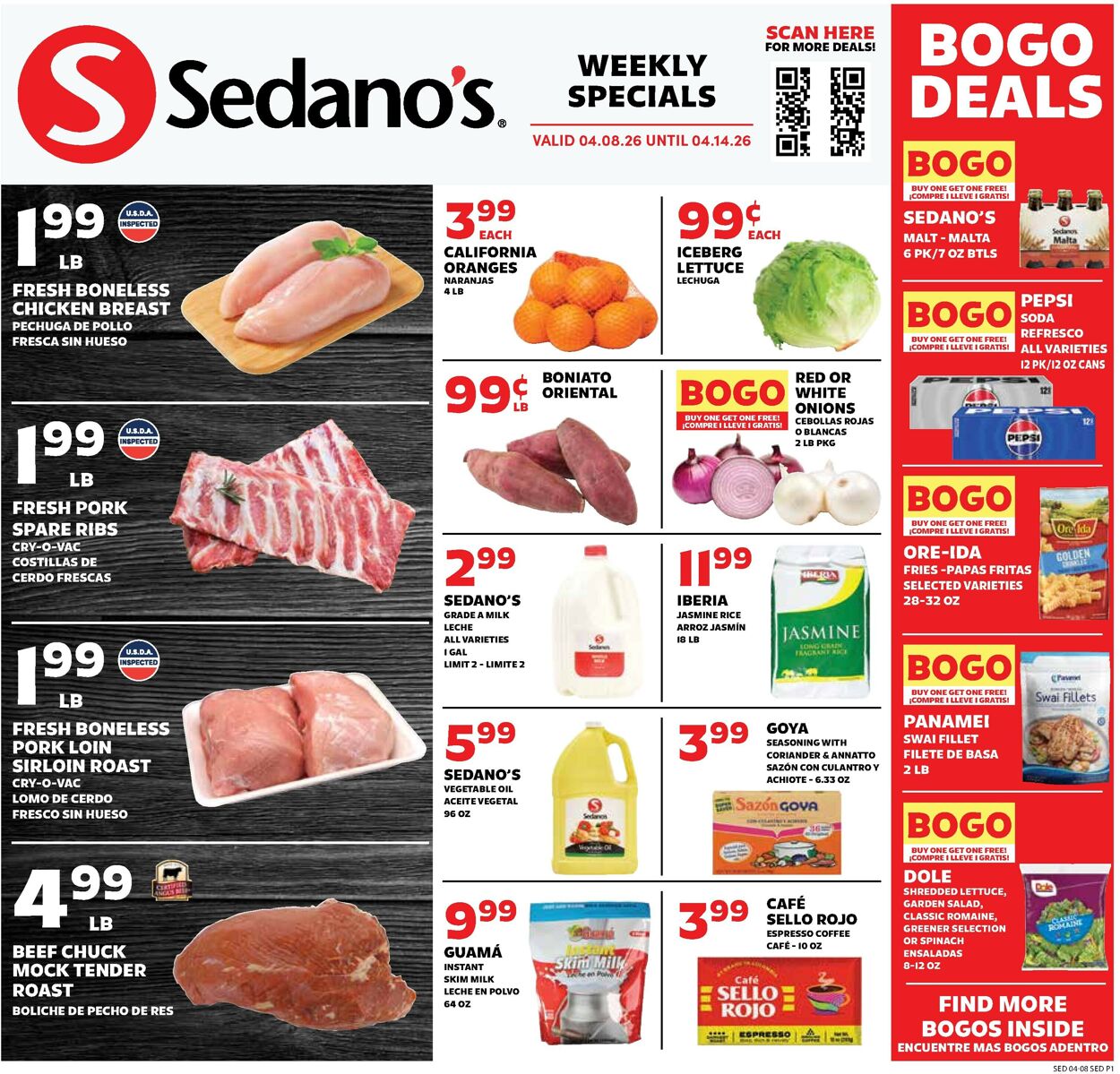 Catalogue Sedano's from 04/08/2026