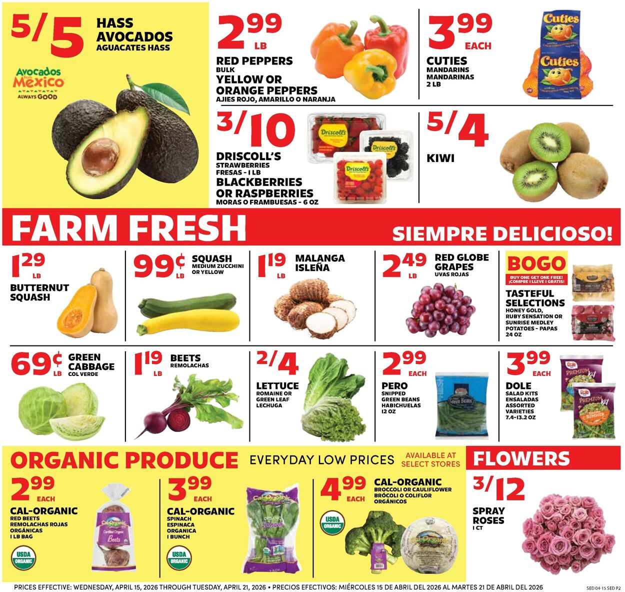 Catalogue Sedano's from 04/15/2026