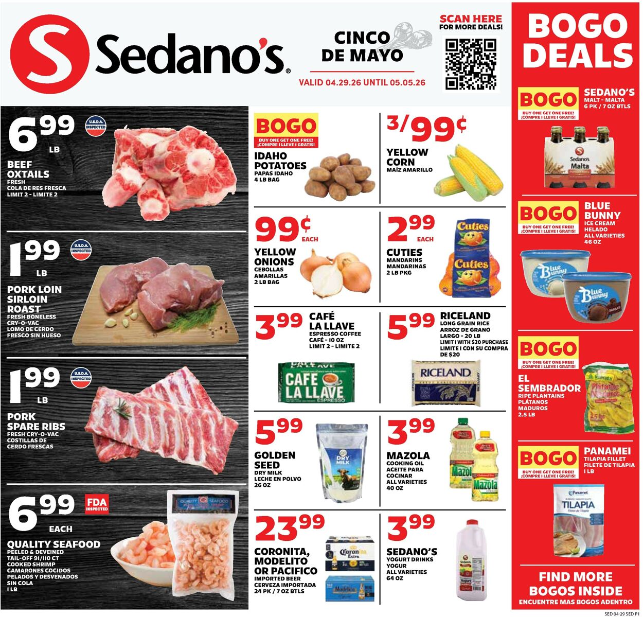 Catalogue Sedano's from 04/29/2026