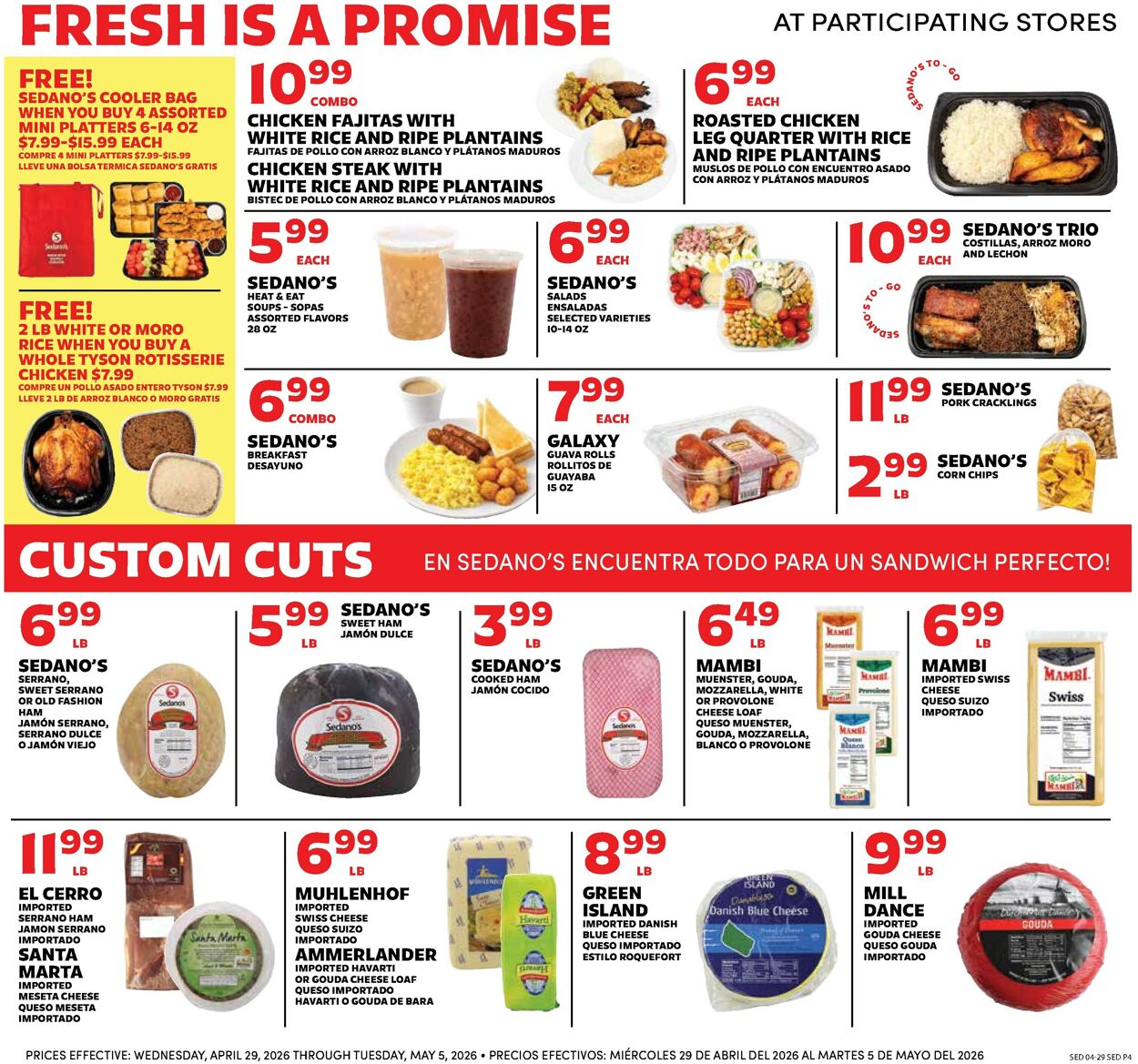 Catalogue Sedano's from 04/29/2026