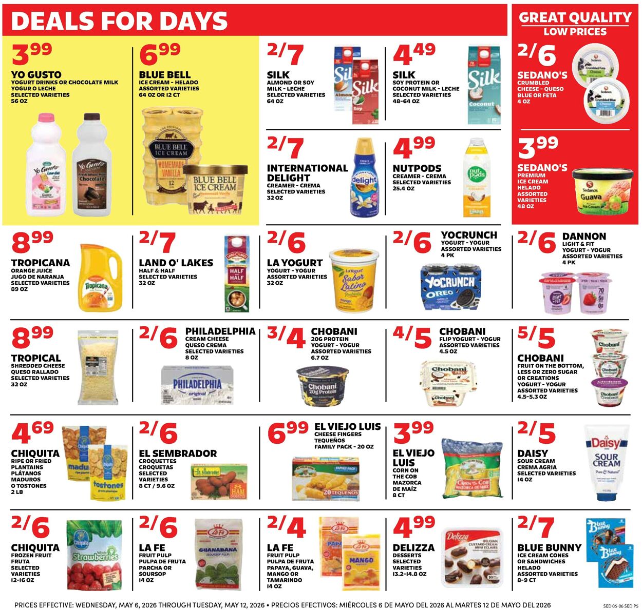 Catalogue Sedano's from 05/06/2026