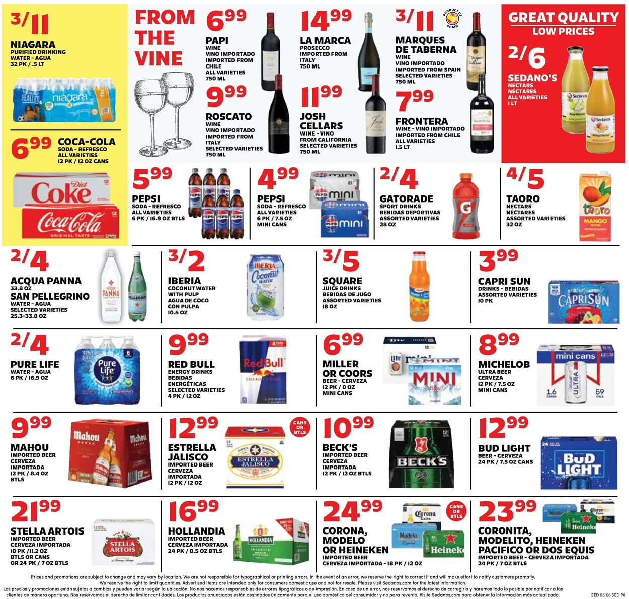 Catalogue Sedano's from 05/06/2026