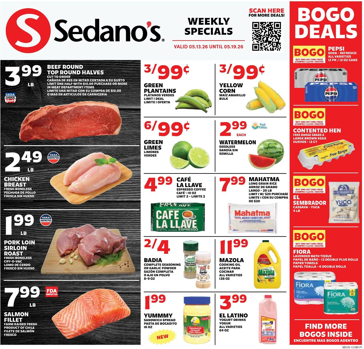 Catalogue Sedano's from 05/13/2026