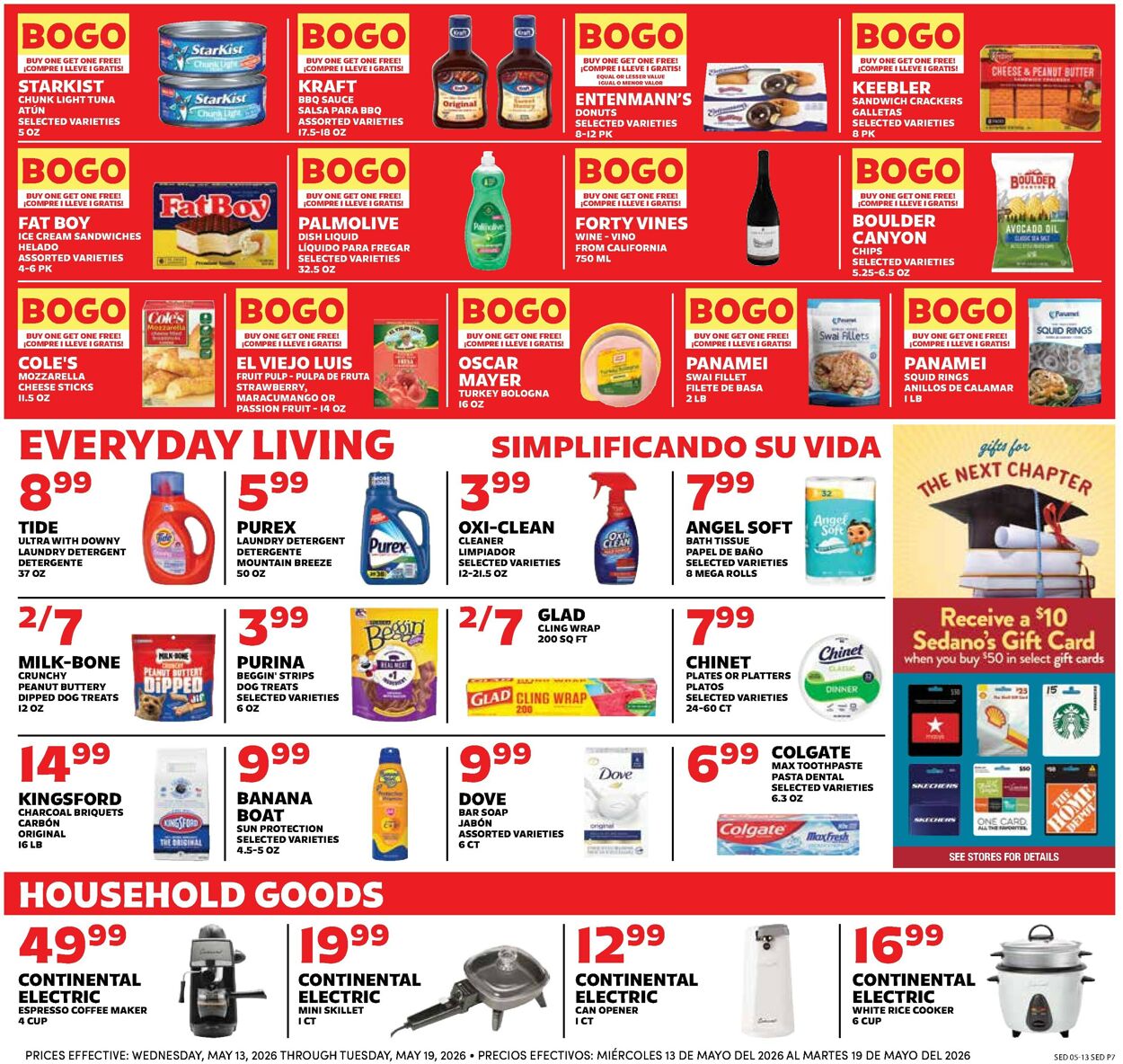 Catalogue Sedano's from 05/13/2026