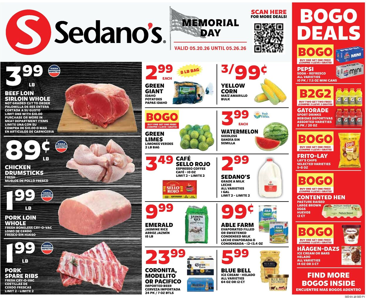 Catalogue Sedano's from 05/20/2026