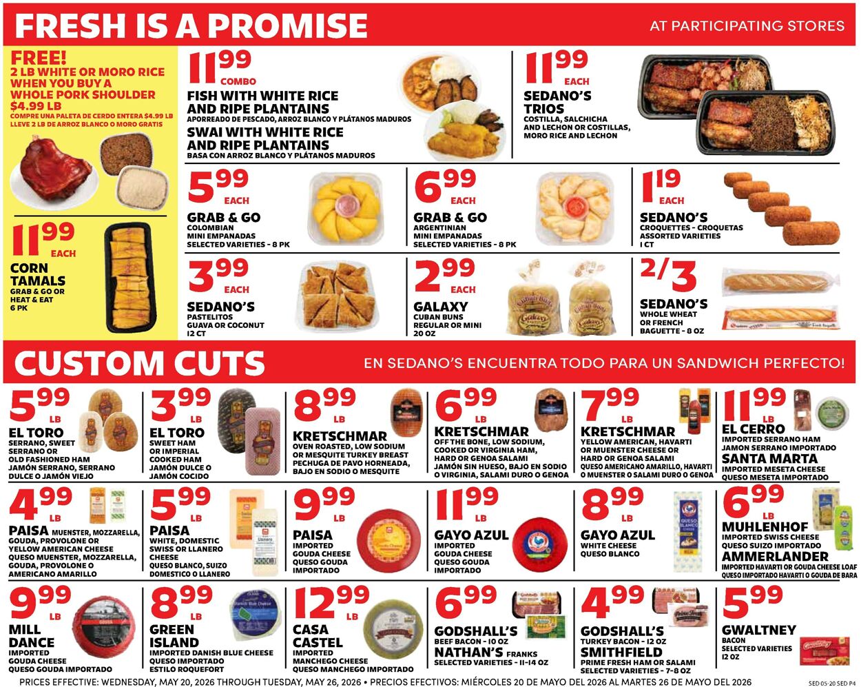 Catalogue Sedano's from 05/20/2026