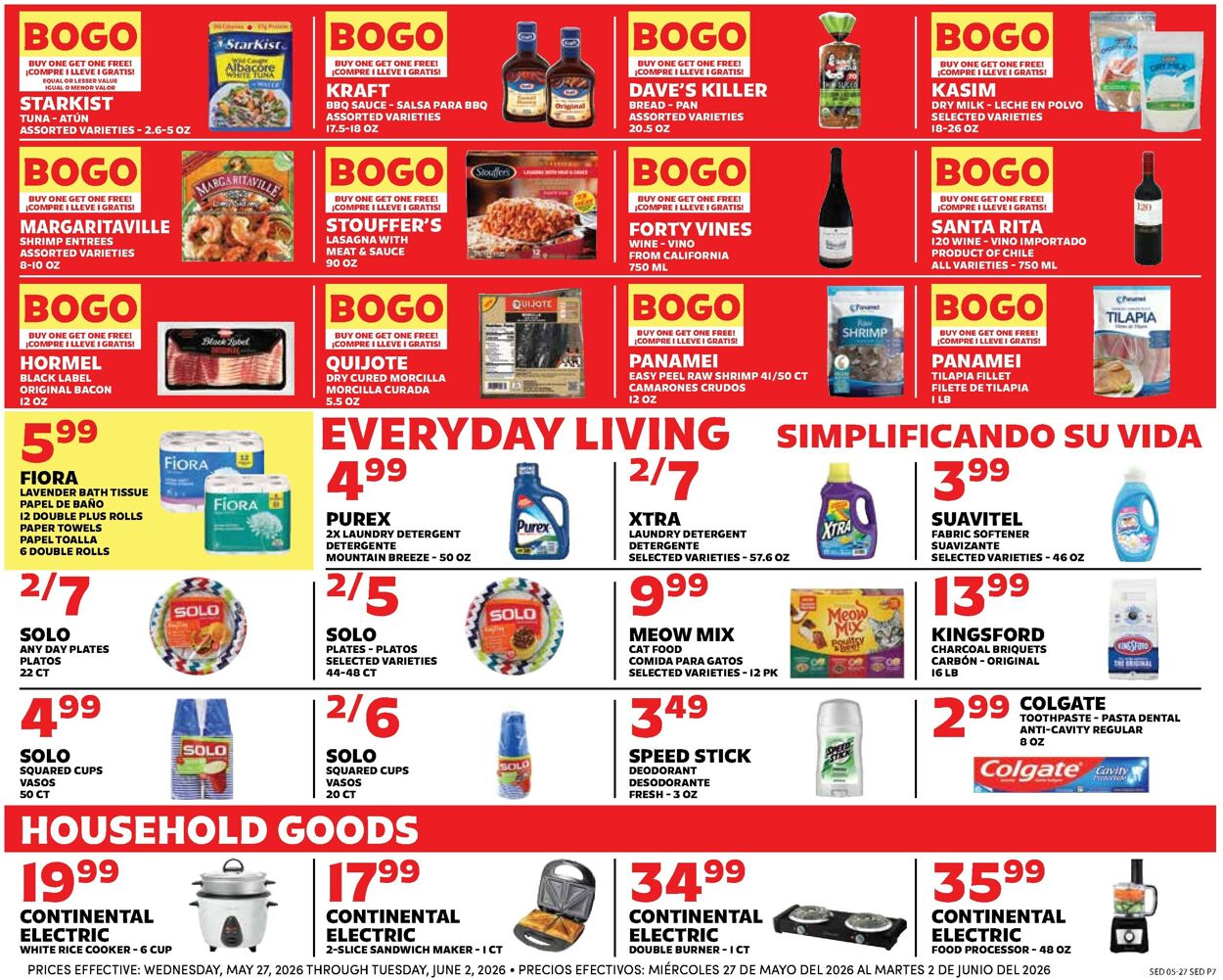 Catalogue Sedano's from 05/27/2026