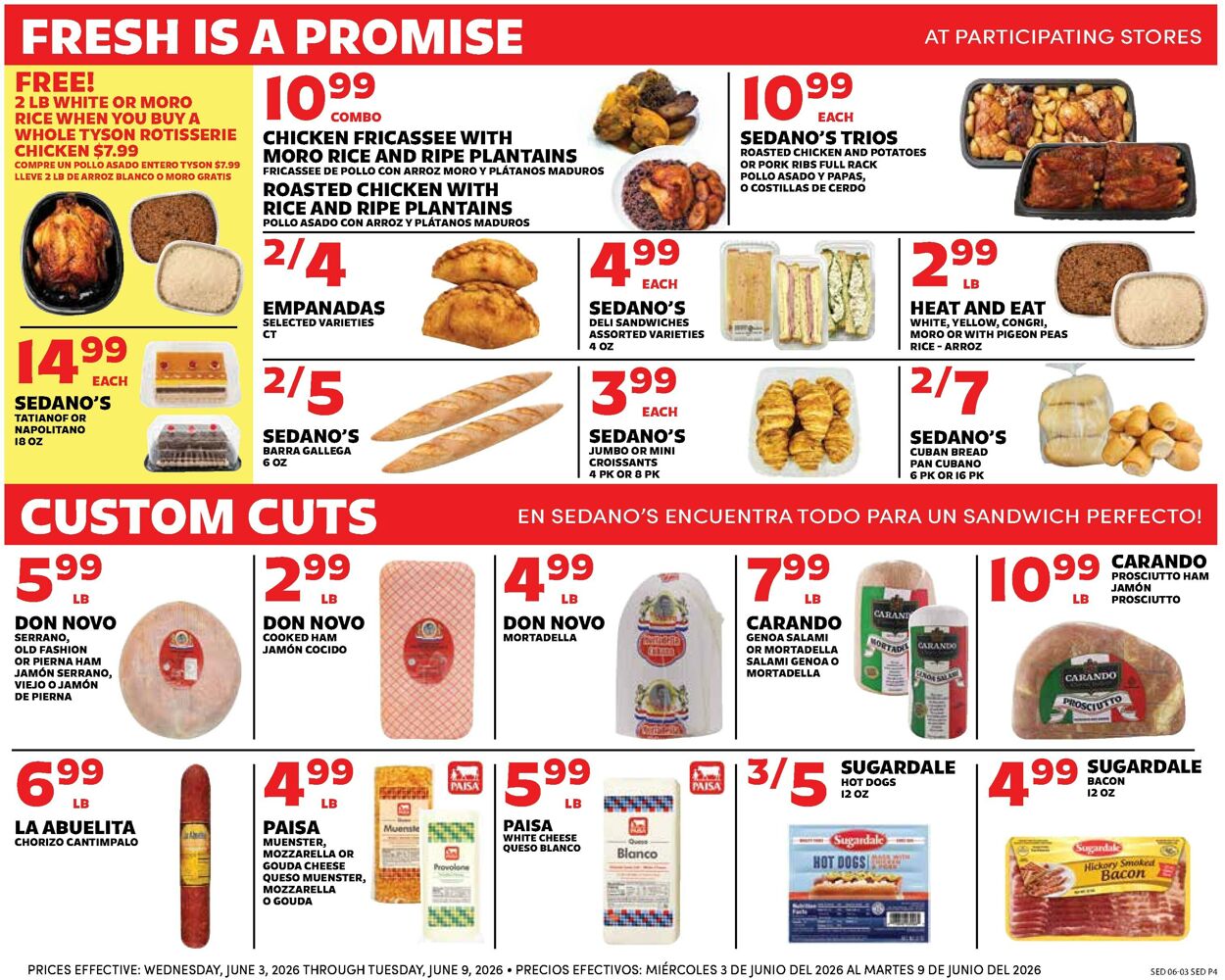 Catalogue Sedano's from 06/03/2026