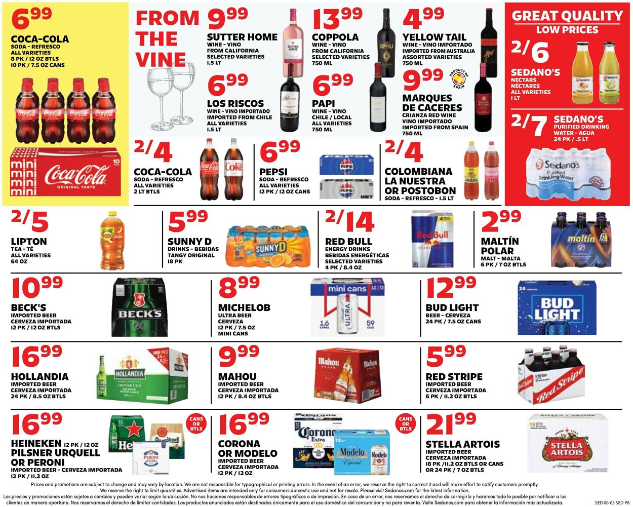 Catalogue Sedano's from 06/03/2026