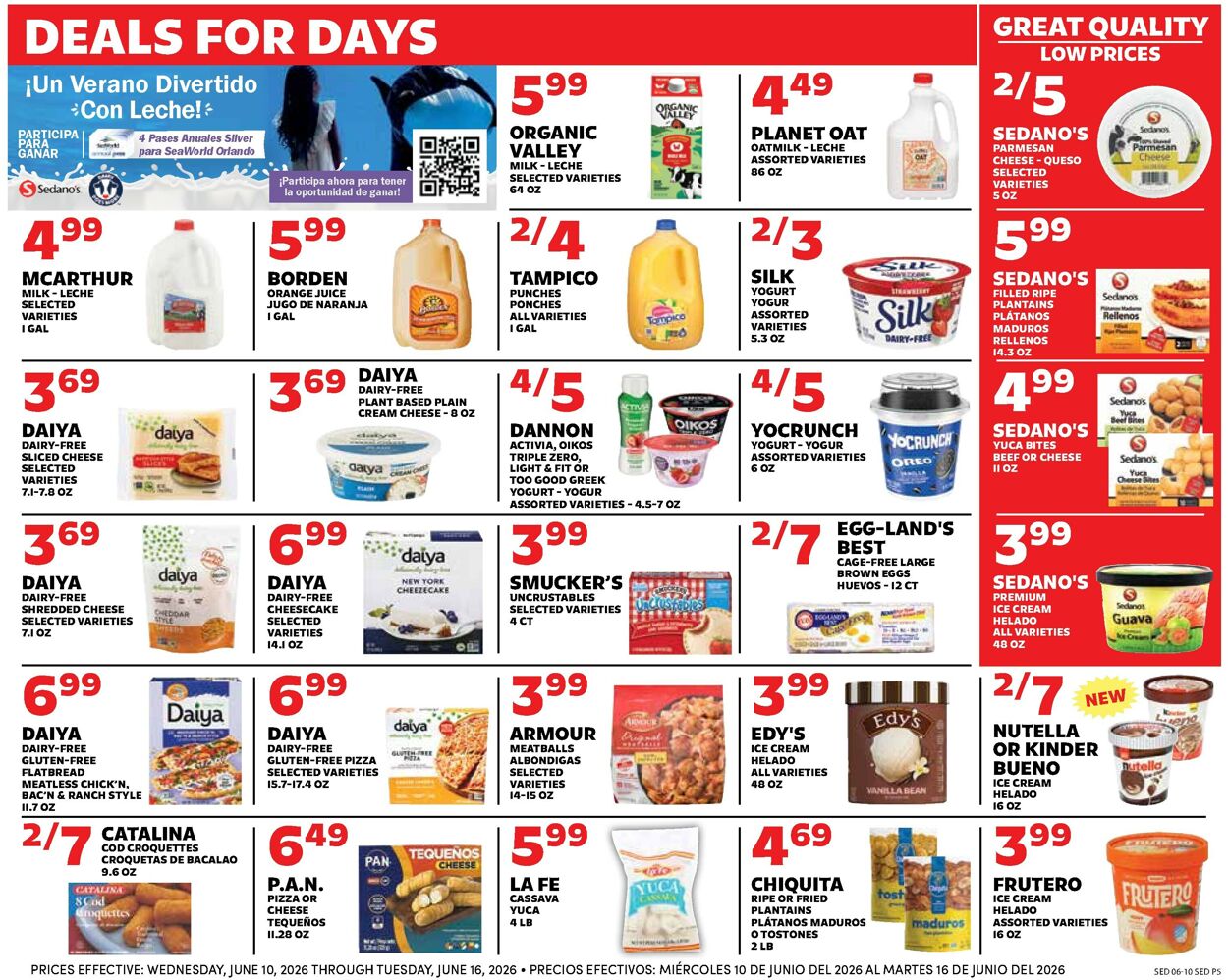 Catalogue Sedano's from 06/10/2026